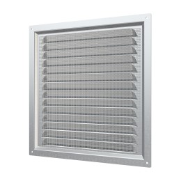 2525МЦ, оцинковка Решетка вентиляционная МЦ сетка 250х250 оцинк.сталь ERA