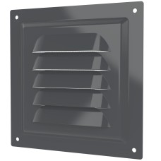 1212МЭ Gray  Решетка вентиляционная МЭ сетка 125х125 окраш.сталь Gray ERA