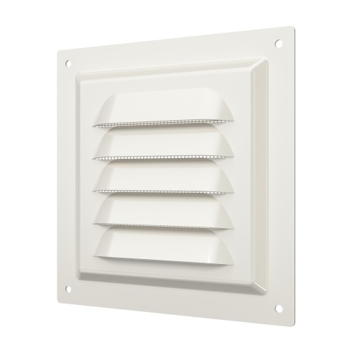 1212МЭ Ivory  Решетка вентиляционная МЭ сетка 125х125 окраш.сталь Ivory ERA