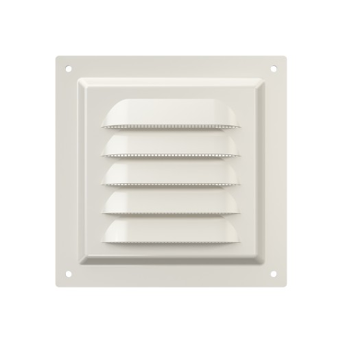 1212МЭ Ivory  Решетка вентиляционная МЭ сетка 125х125 окраш.сталь Ivory ERA