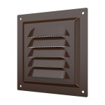 1212МЭ, коричневый Решетка вентиляционная МЭ сетка 125х125 окраш.сталь Brown ERA