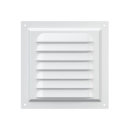 1515МЭ, белый Решетка вентиляционная МЭ сетка 150х150 окраш.сталь ERA