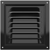 1515МЭ Black  Решетка вентиляционная МЭ сетка 150х150 окраш.сталь Black ERA
