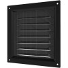 1515МЭ Black  Решетка вентиляционная МЭ сетка 150х150 окраш.сталь Black ERA