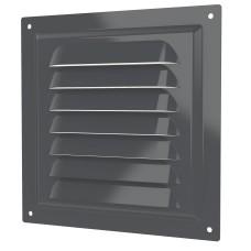 1515МЭ Gray  Решетка вентиляционная МЭ сетка 150х150 окраш.сталь Gray ERA