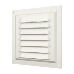 1515МЭ, Ivory Решетка вентиляционная МЭ сетка 150х150 окраш.сталь Ivory ERA