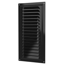 1530МЭ Black  Решетка вентиляционная МЭ сетка 150х300 окраш.сталь Black ERA