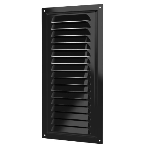 1530МЭ Black  Решетка вентиляционная МЭ сетка 150х300 окраш.сталь Black ERA