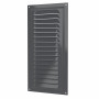 1530МЭ Gray  Решетка вентиляционная МЭ сетка 150х300 окраш.сталь Gray ERA