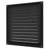 2020МЭ Black  Решетка вентиляционная МЭ сетка 200х200 окраш.сталь Black ERA