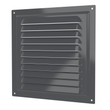 2020МЭ Gray  Решетка вентиляционная МЭ сетка 200х200 окраш.сталь Gray ERA