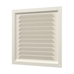 2020МЭ Ivory  Решетка вентиляционная МЭ сетка 200х200 окраш.сталь Ivory ERA