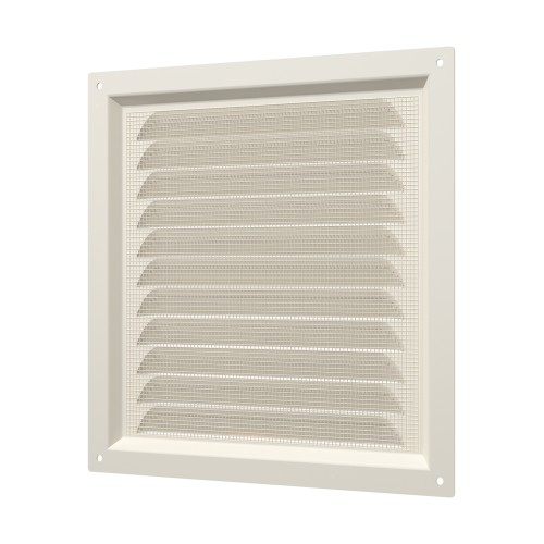 2020МЭ Ivory  Решетка вентиляционная МЭ сетка 200х200 окраш.сталь Ivory ERA