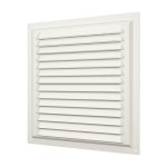 2525МЭ Ivory  Решетка вентиляционная МЭ сетка 250х250 окраш.сталь Ivory ERA