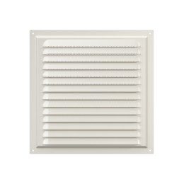 2525МЭ Ivory  Решетка вентиляционная МЭ сетка 250х250 окраш.сталь Ivory ERA