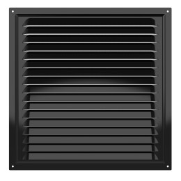 3030МЭ Black  Решетка вентиляционная МЭ сетка 300х300 окраш.сталь Black ERA
