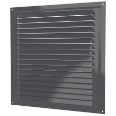 3030МЭ Gray  Решетка вентиляционная МЭ сетка 300х300 окраш.сталь Gray ERA