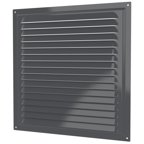 3030МЭ Gray  Решетка вентиляционная МЭ сетка 300х300 окраш.сталь Gray ERA