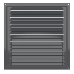 3030МЭ Gray  Решетка вентиляционная МЭ сетка 300х300 окраш.сталь Gray ERA
