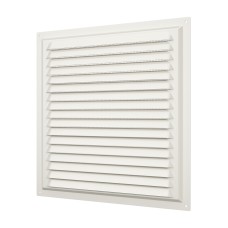 3030МЭ Ivory  Решетка вентиляционная МЭ сетка 300х300 окраш.сталь Ivory ERA