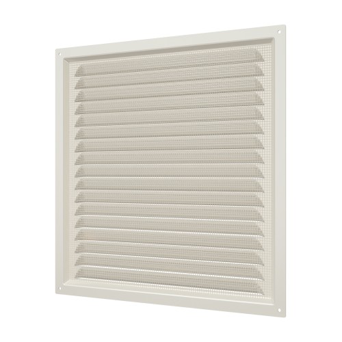 3030МЭ Ivory  Решетка вентиляционная МЭ сетка 300х300 окраш.сталь Ivory ERA
