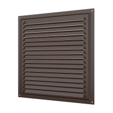 3030МЭ кор  Решетка вентиляционная МЭ сетка 300х300 окраш.сталь Brown ERA