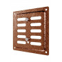1010MER Antique copper  Решетка вентиляционная MER регулируемая 100x100 окраш.сталь Antique copper ER