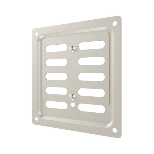 1717MER Beige  Решетка вентиляционная MER регулируемая 175х175 окраш.сталь Beige ERA
