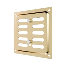 1010MER Gold  Решетка вентиляционная MER регулируемая 100x100 окраш.сталь Gold ERA