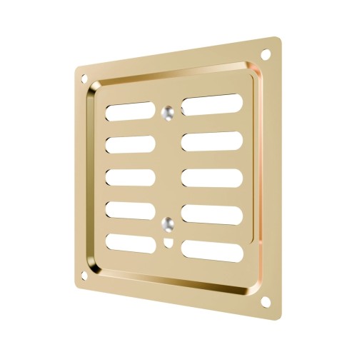 1010MER Gold  Решетка вентиляционная MER регулируемая 100x100 окраш.сталь Gold ERA
