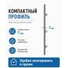 Решетка вентиляционная МЕР-В регулируемая 300х300 окраш.сталь серый ERA