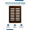 Решетка вентиляционная МЕР-В регулируемая 300х400 окраш.сталь коричневый ERA