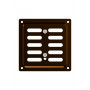 1010MER Metallic brown  Решетка вентиляционная MER регулируемая 100x100 окраш.сталь Metallic brown ERA