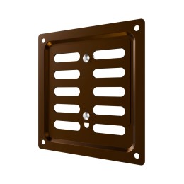 1515MER Metallic brown  Решетка вентиляционная MER регулируемая 150x150 окраш.сталь Metallic brown ERA