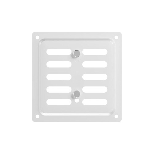 1717MER White Решетка вентиляционная MER регулируемая 175х175 окраш.сталь White ERA