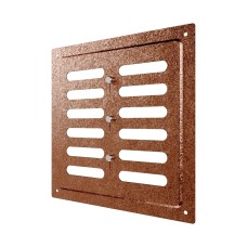 2020MER Antique copper  Решетка вентиляционная MER регулируемая 200х200 окраш.сталь Antique copper ERA
