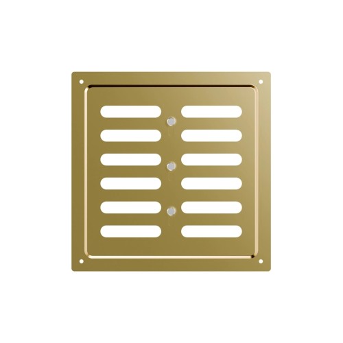 2020MER Gold  Решетка вентиляционная MER регулируемая 200х200 окраш.сталь Gold ERA