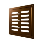 2020MER Metallic brown  Решетка вентиляционная MER регулируемая 200х200 окраш.сталь Metallic brown ERA