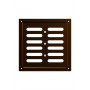 2020MER Metallic brown  Решетка вентиляционная MER регулируемая 200х200 окраш.сталь Metallic brown ERA