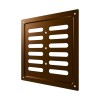 2020MER Metallic brown  Решетка вентиляционная MER регулируемая 200х200 окраш.сталь Metallic brown ERA