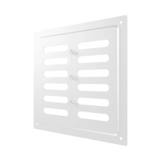 2020MER White Решетка вентиляционная MER регулируемая 200х200 окраш.сталь White ERA
