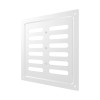2020MER White Решетка вентиляционная MER регулируемая 200х200 окраш.сталь White ERA
