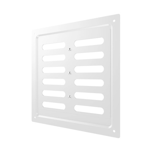2020MER White Решетка вентиляционная MER регулируемая 200х200 окраш.сталь White ERA
