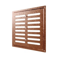 2525MER Antique copper  Решетка вентиляционная MER регулируемая 250х250 окраш.сталь Antique copper ERA