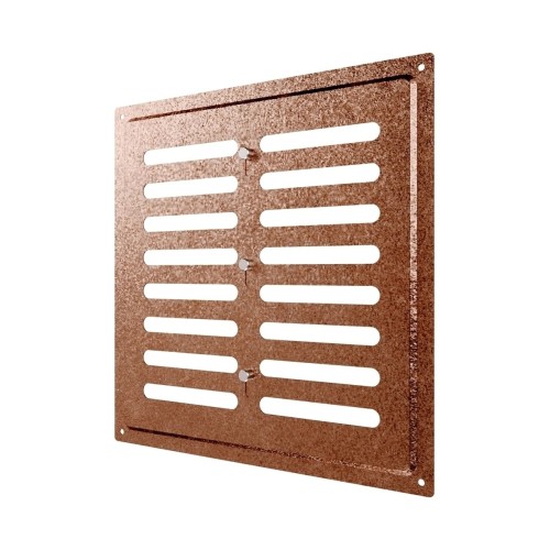 2525MER Antique copper  Решетка вентиляционная MER регулируемая 250х250 окраш.сталь Antique copper ERA