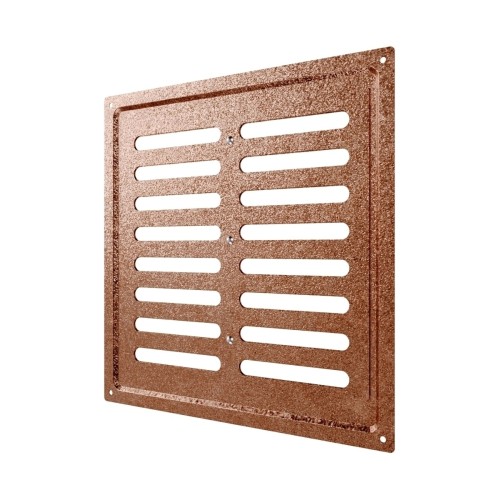 2525MER Antique copper  Решетка вентиляционная MER регулируемая 250х250 окраш.сталь Antique copper ERA