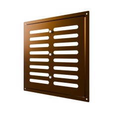 2525MER Metallic brown  Решетка вентиляционная MER регулируемая 250х250 окраш.сталь Metallic brown ERA