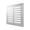 2525MER Решетка вентиляционная MER регулируемая 250х250 оцинк.сталь ERA