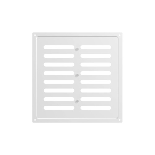 2525MER White  Решетка вентиляционная MER регулируемая 250х250 окраш.сталь White ERA