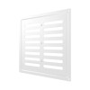 2525MER White  Решетка вентиляционная MER регулируемая 250х250 окраш.сталь White ERA